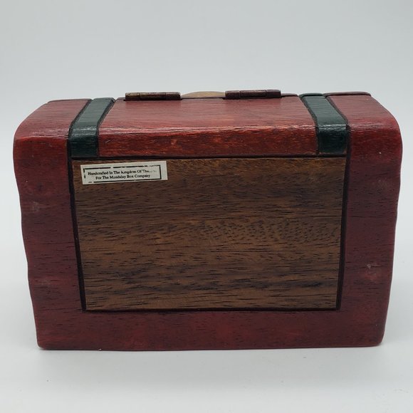 Handcrafted Wood Sleeping Cat on Book Trinket Box - Picture 5 of 14